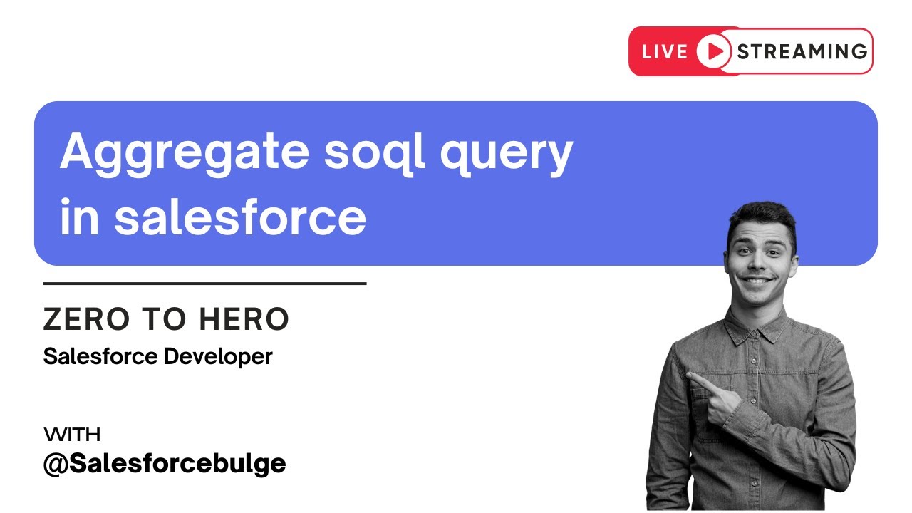 Aggregate soql query in salesforce | apex in salesforce | salesforce development