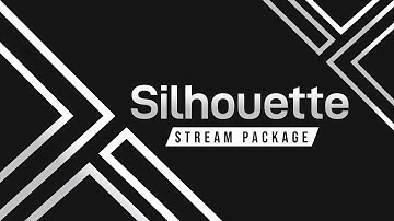 Animated Stream Overlay Package Silhouette | Stream Designz