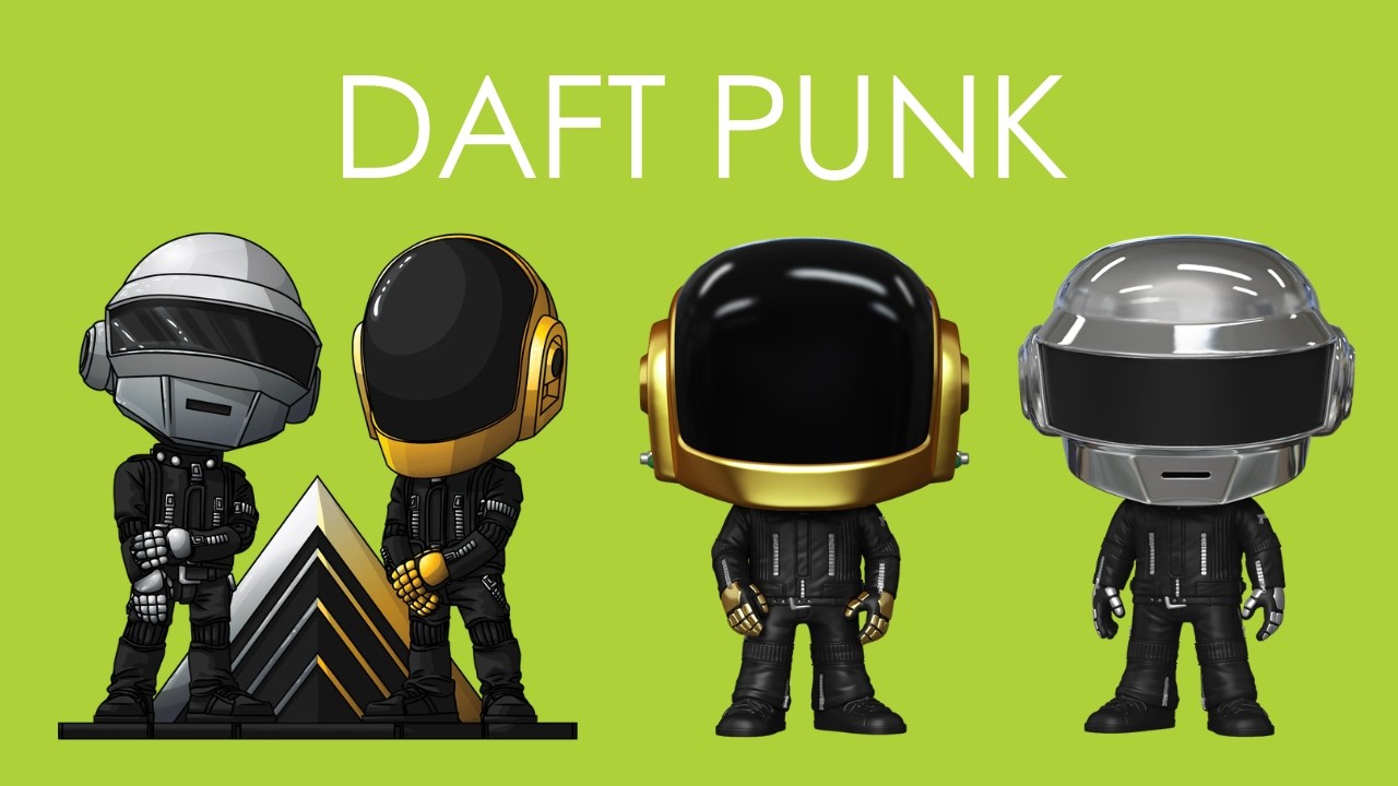 Daft Punk Youtooz Unboxing & Funko Comparison - YouTube