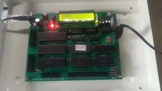 8085 Microprocessor Trainer Demonstration