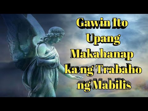 Video: Anong Santo Ang Ipanalangin Upang Makahanap Ng Trabaho