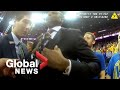 New video appears to show sheriff’s deputy shove Raptors president Masai Ujiri after NBA Finals win