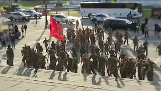 Details Sailors, marines race up Rocky Steps as part of Homecoming 250 events Guide