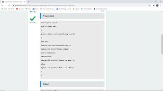 Java program to find entered number is odd or even | Decision Making Statements