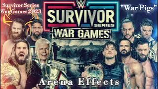 [WWE] Survivor Series War Games 2023 Theme Arena Effects | 