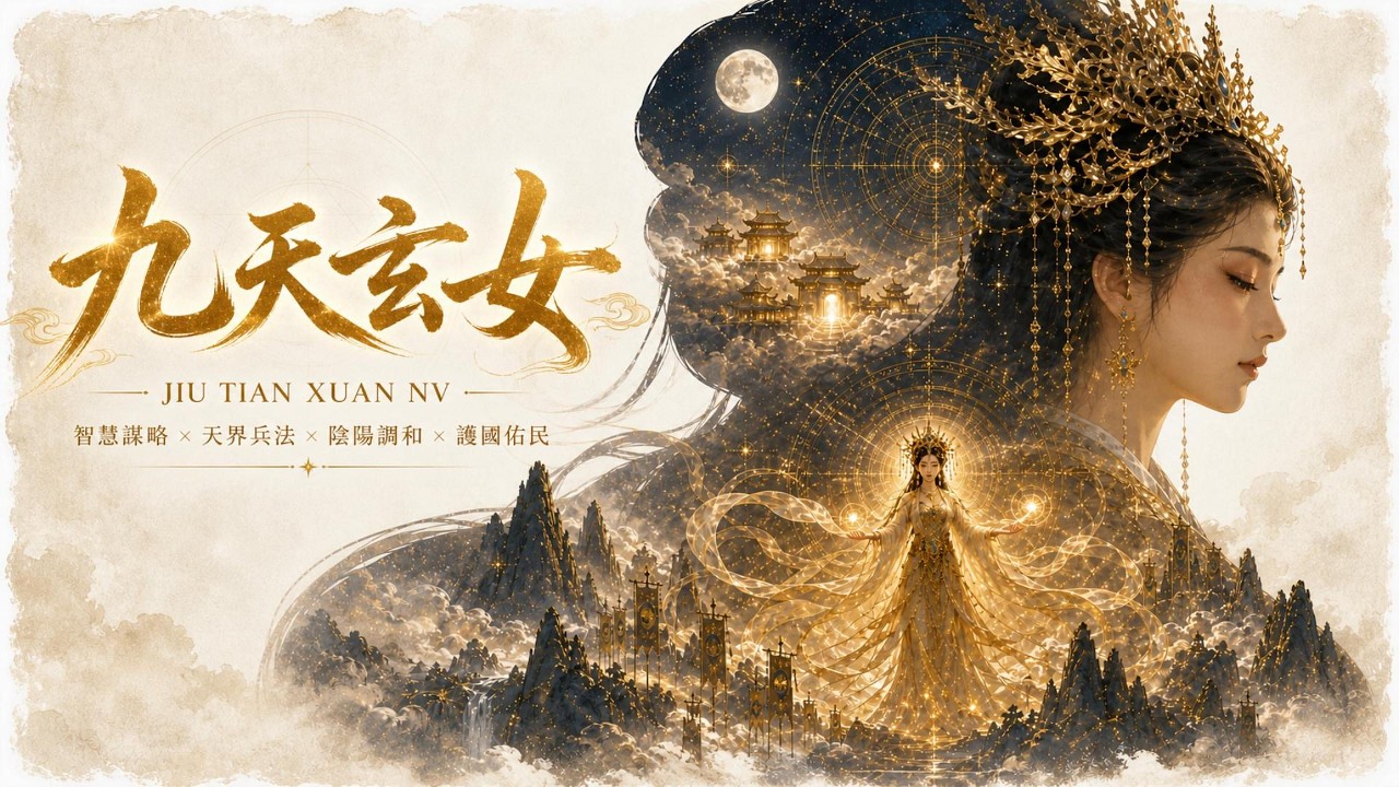 《 九天玄女 》⚡神性電音降臨｜鳳凰戰歌｜鳳凰鳴起，萬里雲海聽我令 [ 動態歌詞/Lyrics ]