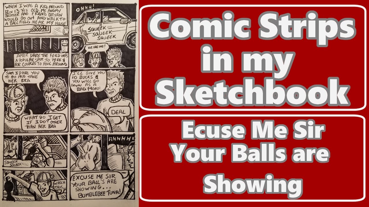 Comic Strips in My Sketchbook - Speed Process - Excuse me Sir, Your