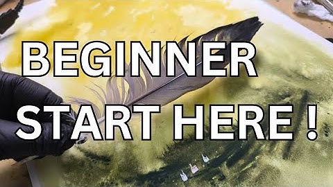 Paint with a feather and magic will happen!