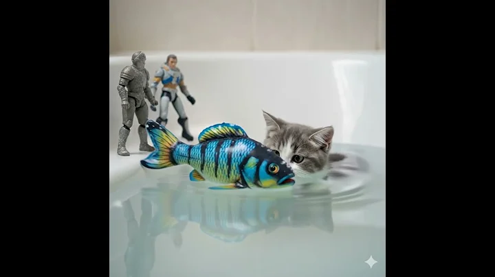 Video 11312961: munchkin kitten, bathtub cat