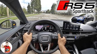 The 2022 Audi RS5 Sportback Makes Going Fast Almost Too Easy (POV Drive Review) screenshot 4