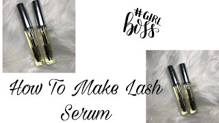 How To Make Lash Growth Serum Ezgi