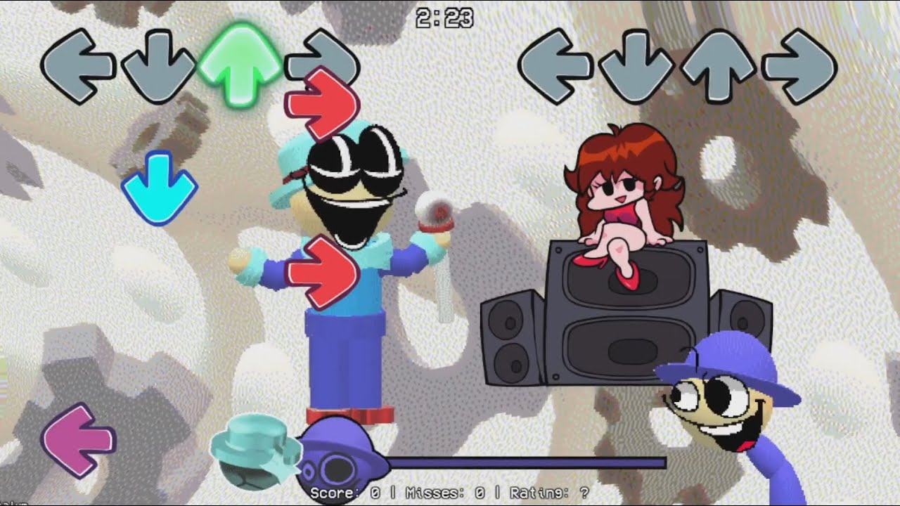 Golden apple 1.5 character test 2 video Recreation (Marshello and Barbu)