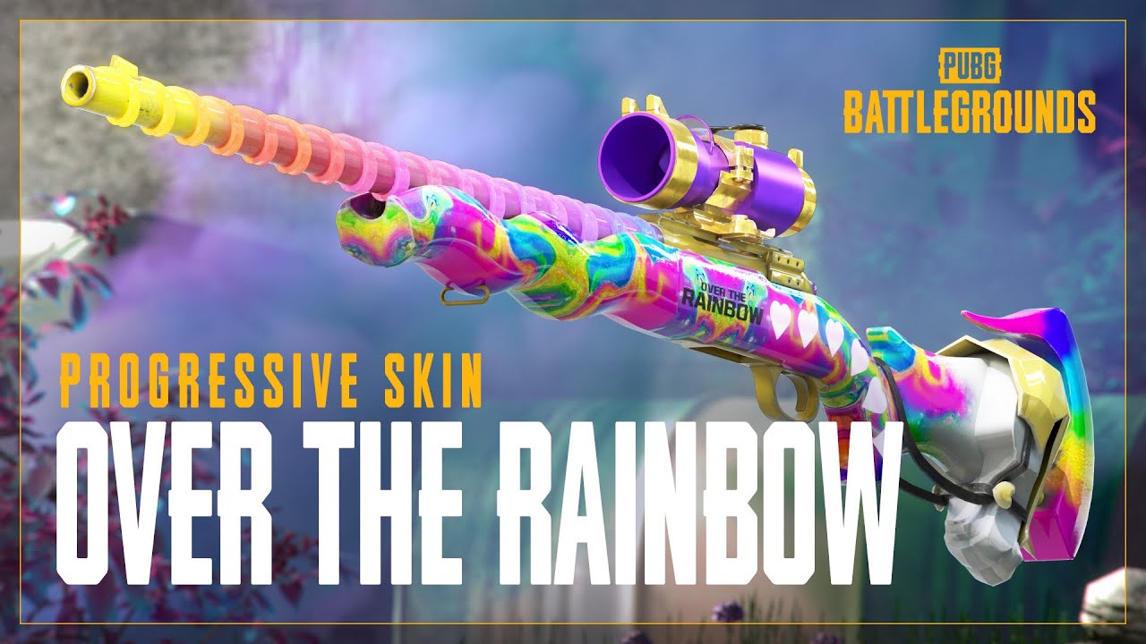 成長型武器スキン Over The Rainbow M24 Pubg Youtube