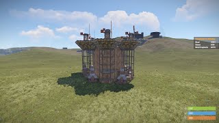 Rust Fallen Imperium 4 8 Man Bunker Base Design Step by Step