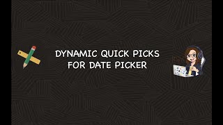 Oracle APEX - Dynamic Quick Picks for Date Picker