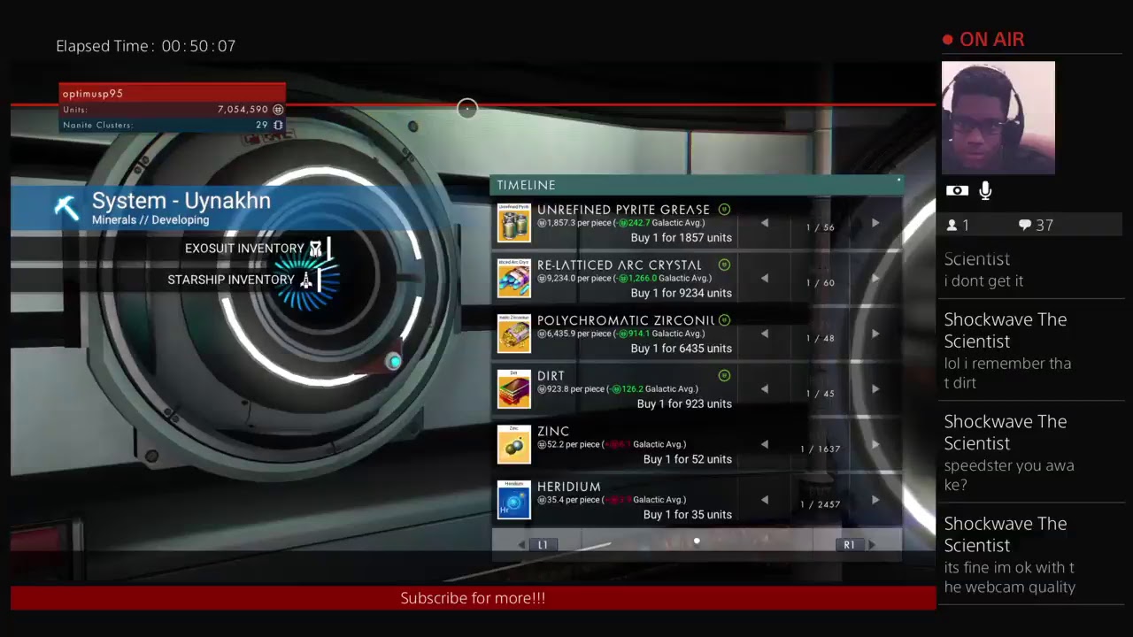 No Man's Sky 1.3 Update LIVE!!!!