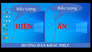 Cách lấy lại các biểu tượng trên màn hình