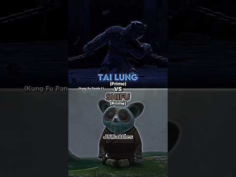 Tai Lung vs Shifu