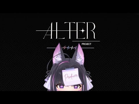 What is ALTΞR ✦ Project? I started a vtuber production video thumb