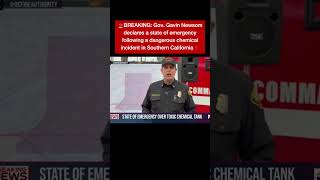 A state of emergency has been declared in California after a toxic chemical tank #shorts