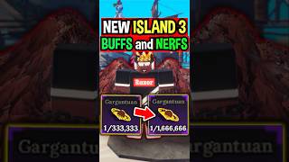 ALL Island 3 BUFFS and NERFS in The Forge Roblox