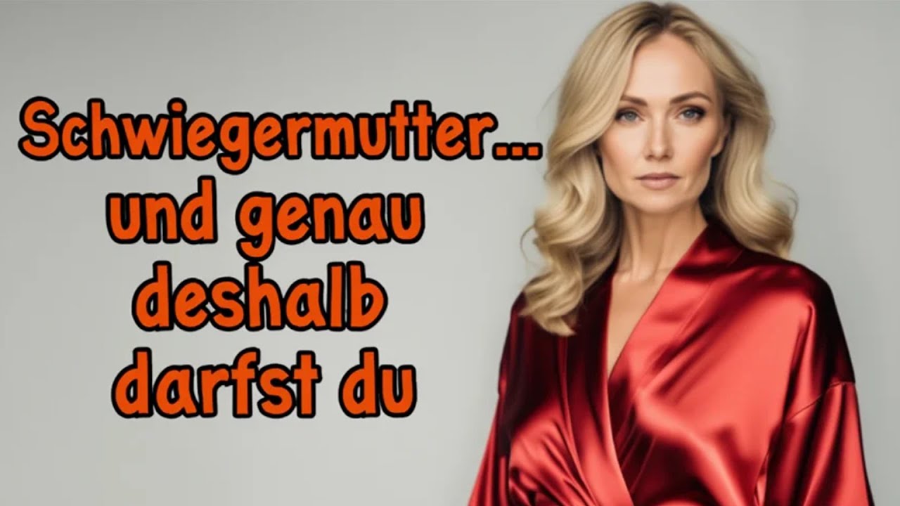 Schone mich nicht - ich bin ja nicht deine Schwiegermutter! - flüsterte sie verführerisch