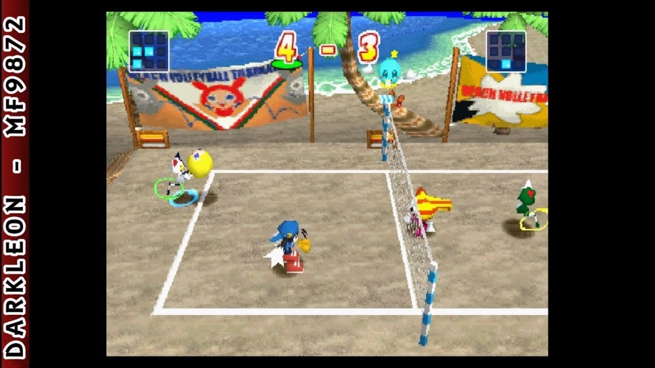 Klonoa Beach Volleyball Sur PS1 - PAL - Jeu Complet En Bon état