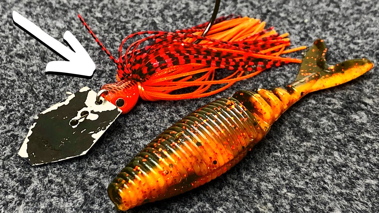 chatter bug fishing lure 3.5" Bait A streamlined head design that allows the blade to swing more freely Z-Man Chatterbait JackHammer, 3/8 oz