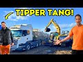 Shaun selling up to become a v8 tipper driver  volvo update  truckertim