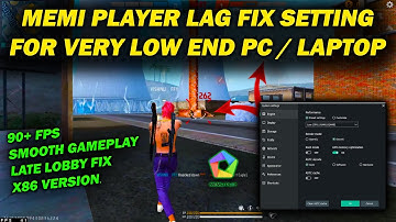 Memu Player Settings For Low End Pc | Memu Play Lag Fix | Memu Play Lag Fix Free Fire @AxelOfficial