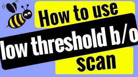 How to use the low threshold b/o scan to make money