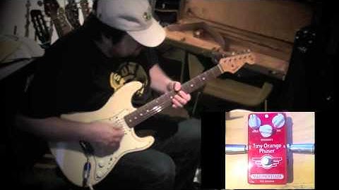 Mad Professor Tiny Orange Phaser pedal demo
