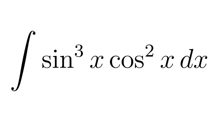 Integral of sin^3(x)*cos^2(x) with Respect to x