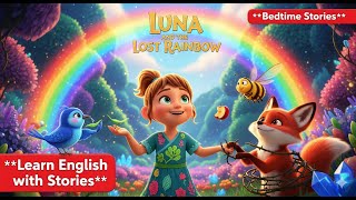 Luna and the Lost Rainbow | English Fairy Tales | Moral Story | Pixie Dreams Tales