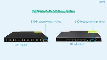 UTEPO Stackable L3 IPv6 Switch Stacking Tutorial