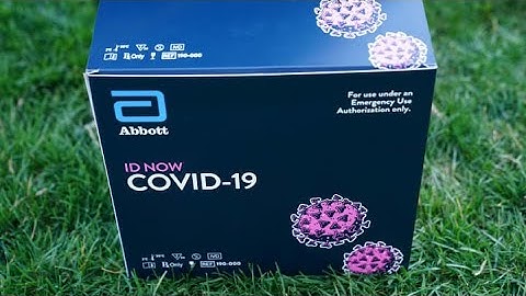 Coronavirus: Abbott Labs just sent out its first batch of five-minute tests