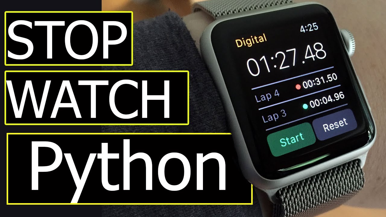 #NK| Jinsi ya kutengeneza STOP WATCH in PYTHON - YouTube