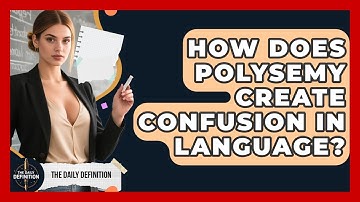 How Does Polysemy Create Confusion In Language? - The Daily Definition