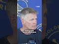 Steve Kerr after agreeing to a two-year contract to return as Golden State Warriors head coach 🤝