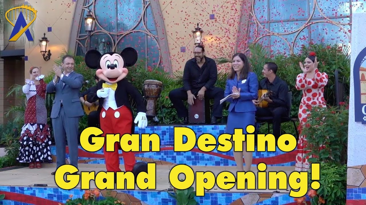 Gran Destino Tower Grand Opening at Walt Disney World - YouTube