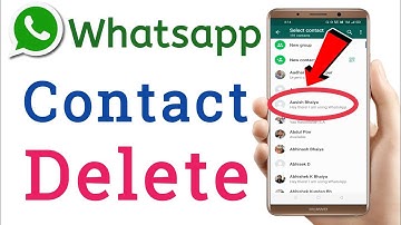 How To Delete WhatsApp Contact | Remove Whatsapp Contact
