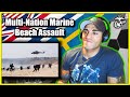 US Marine reacts to Multi-nation Marine Beach Assault (US/UK/Finland/Sweden)