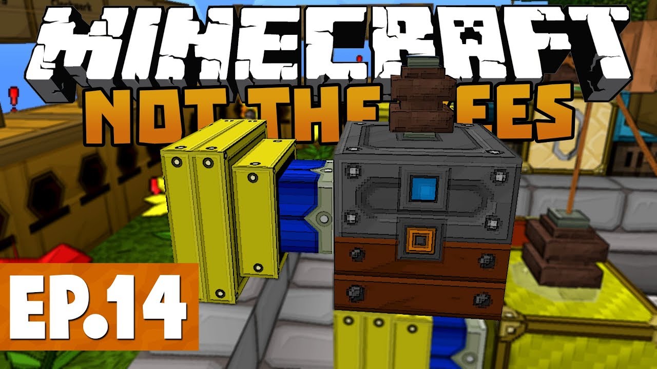Minecraft Not The Bees - FREE BEE POWER! #14 [Clockwork Bees] - YouTube