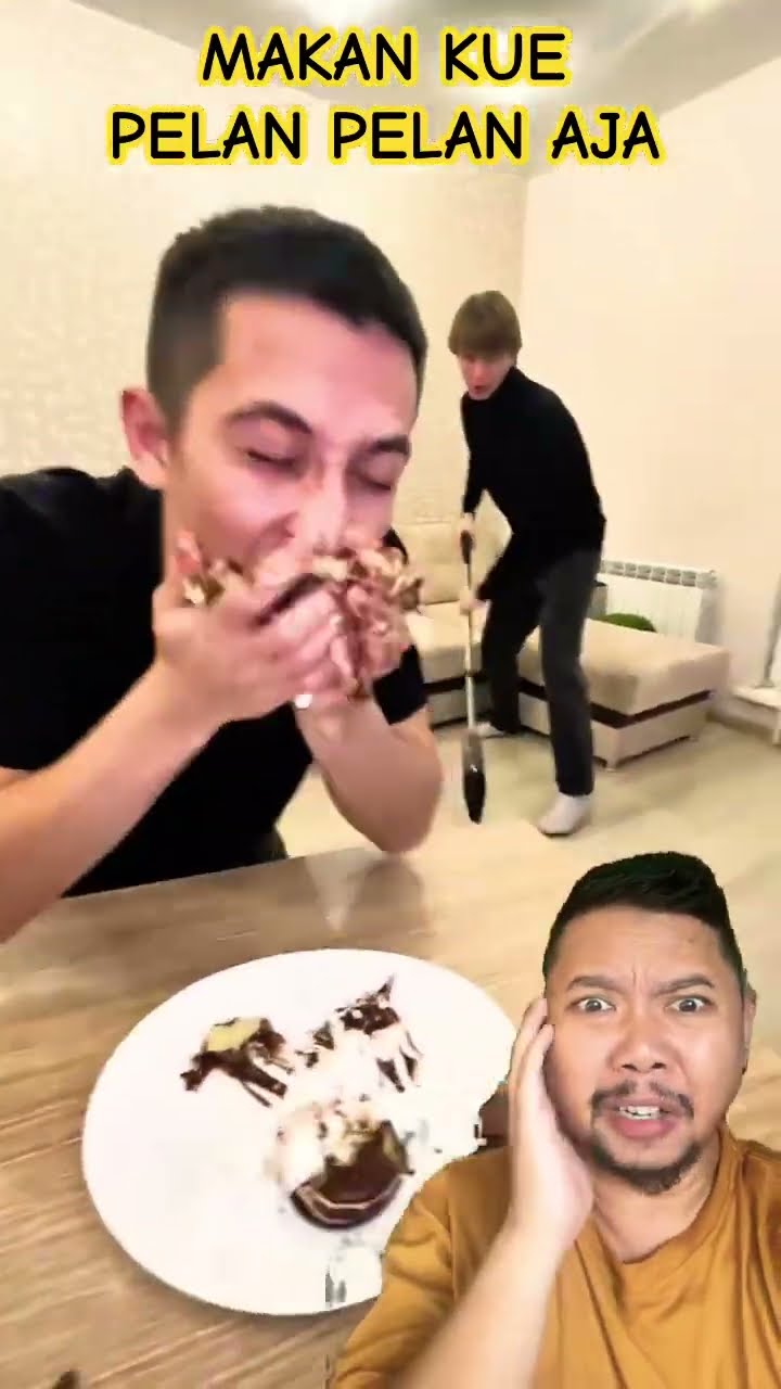 MAKAN KUE TUH PELAN PELAN AJA!!!??? #shortsfeed #comedy #lucu #funny #shorts