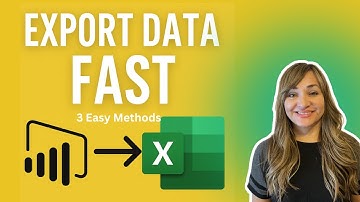How to Export Data FROM Power BI to Excel (3 Easy Methods Beginners Don’t Know!)