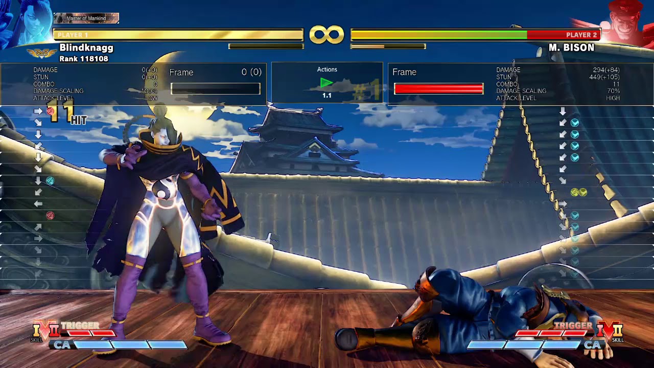 Bison vskill2 punish with Seth