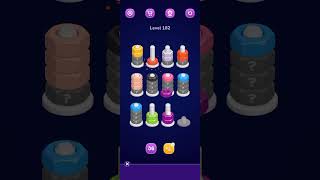 Nut Sort Level 182 Walkthrough | Nuts — Color Sort 182 solution