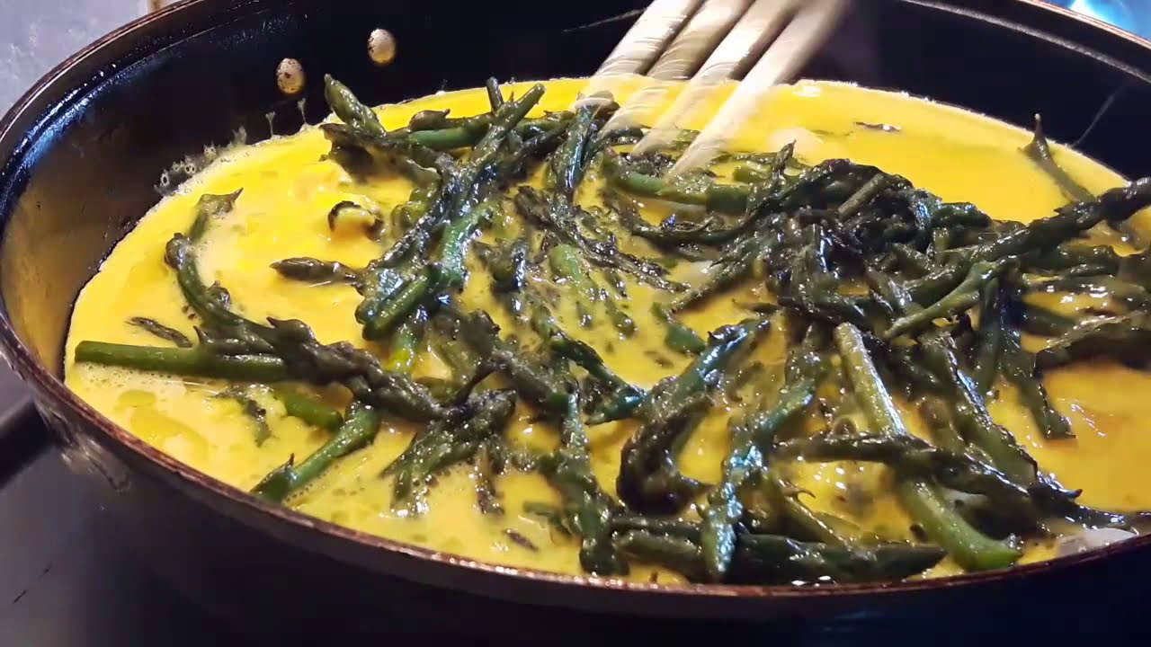 Άγρια σπαράγγια ομελέτα!!