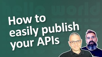 Publishing your APIs with API Management