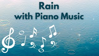 Einschlafen mit Regen und Klaviermusik | für Kinder | relaxed sleep with rain and piano for kids